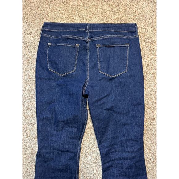 OLD NAVY WOW Mid-Rise, Bootcut, Denim Blue Jeans, size Women's 16L (Long/Tall) - Picture 7 of 9